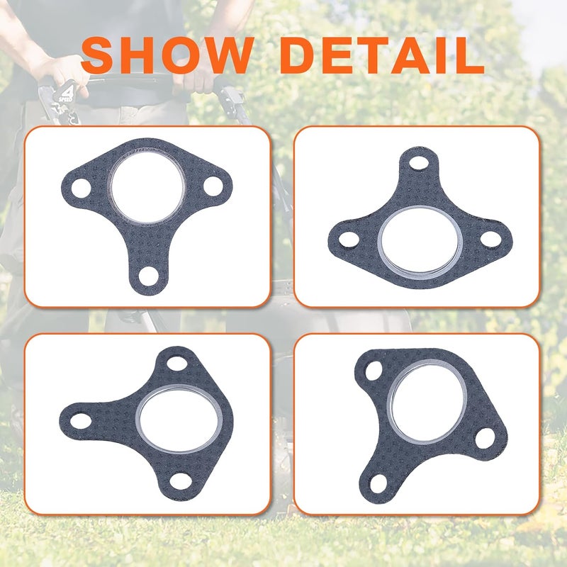 Mtanlo 1 Sets Muffler Exhaust Gasket Bolt for Honda 13HP 11HP 9HP 8HP GX390 GX340 GX270, Muffler Gasket Set, Bolt Exhaust Studs, Muffler Nuts - Image 5